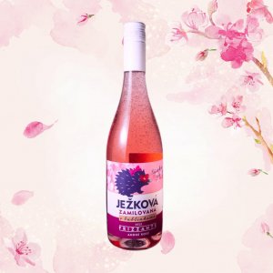 Fľaša vína Zamilovaná Ježková 2022, zemské víno - perlivé (brut nature)