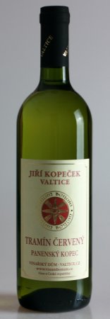 Fľaša vína Tramín červený 2015, výber z hrozna (suché)