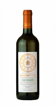 Fľaša vína Sauvignon 2021, zemské víno (suché)
