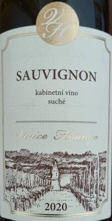 Fľaša vína Sauvignon 2020, kabinetné víno (suché)