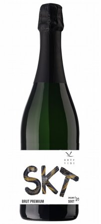 Fľaša vína SKT - Sekt Premium Brut 2020, akostné šumivé víno (brut)