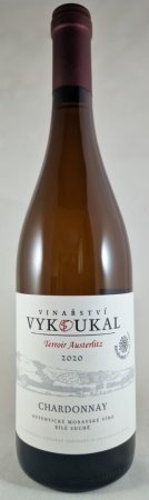 Fľaša vína Chardonnay 2020, zemské víno (suché)