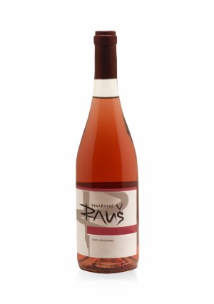 Fľaša vína Zweigeltrebe rosé 2021, výber z hrozna (polosuché)