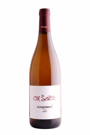 Fľaša vína Chardonnay 2021, zemské víno (suché)