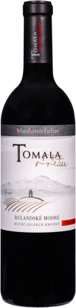 Fľaša vína Tomala Rulandské modré 2016, zemské víno (suché)