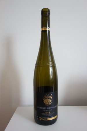 Fľaša vína Cabernet Sauvignon 2019, pozdný sber (suché)