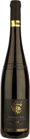 Fľaša vína Zweigeltrebe barrique 2018, pozdný sber (suché)
