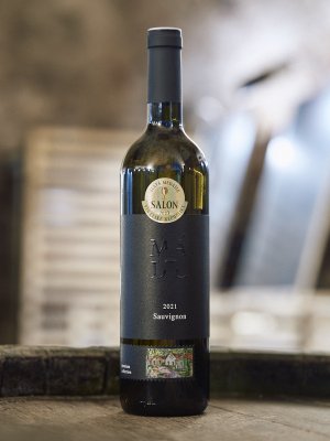 Fľaša vína Sauvignon 2021, zemské víno (suché)