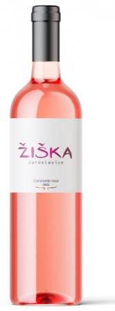 Fľaša vína Coccinella Rosé 2021, pozdný sber (polosladké)
