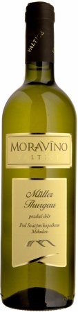 Fľaša vína Müller Thurgau 2021, pozdný sber (suché)