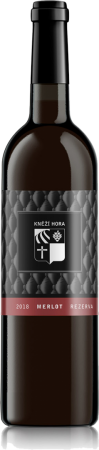 Fľaša vína Merlot Rezerva 2018, výber z hrozna (suché)
