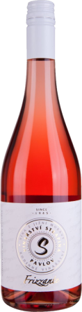 Fľaša vína Zweigeltrebe rosé Frizzante 2021, zemské víno - perlivé (polosladké)