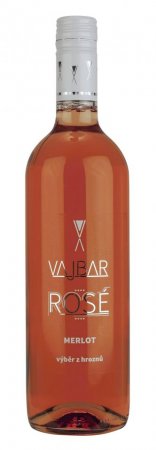 Fľaša vína Merlot rosé 2021, výber z hrozna (sladké)