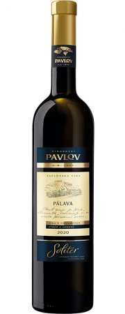 Fľaša vína Pálava 2020, výber z hrozna (polosladké)