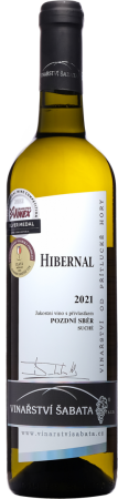 Fľaša vína Hibernal 2021, pozdný sber (suché)