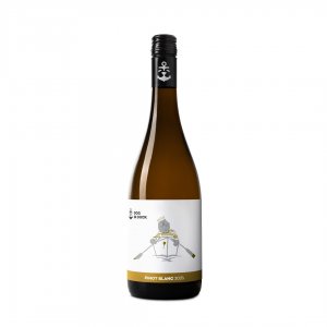 Fľaša vína Pinot blanc 2021, pozdný sber (suché)