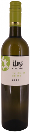 Fľaša vína Veltlínské zelené I. 2021, kabinetné víno (suché)