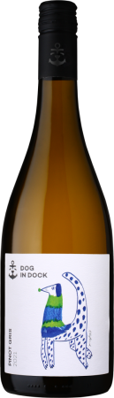 Fľaša vína Pinot gris 2021, výber z hrozna (polosuché)