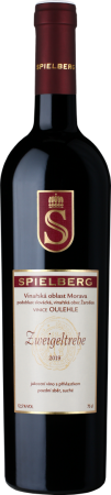 Fľaša vína Zweigeltrebe 2019, pozdný sber (suché)