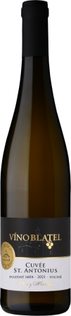 Fľaša vína Cuvée St. Antonius /RR+RB+SZ/ 2021, pozdný sber (suché)