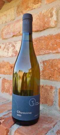 Fľaša vína Chardonnay 2020, zemské víno (suché)