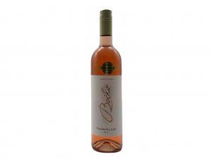 Fľaša vína Frankovka Rosé 2021, pozdný sber (suché)