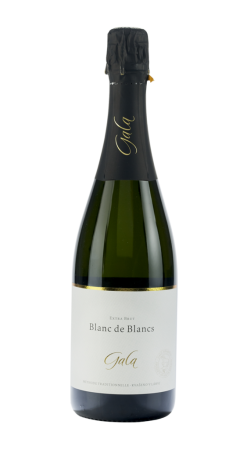 Fľaša vína Blanc de Blancs 2018, akostné šumivé víno (extra brut)
