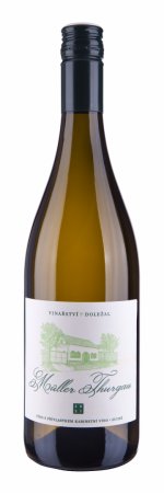 Fľaša vína Müller Thurgau 2021, kabinetné víno (suché)