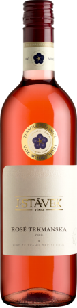 Fľaša vína Rosé Trkmanska 2021, voc (suché)