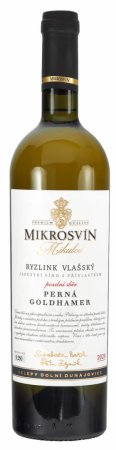 Fľaša vína Ryzlink vlašský (Goldhamer) 2020, pozdný sber (suché)