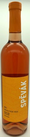Fľaša vína Zweigeltrebe rosé 2021, pozdný sber (polosladké)