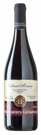 Fľaša vína Cabernet Moravia 2018, pozdný sber (suché)