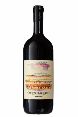 Fľaša vína Cabernet Sauvignon 2018, výber z hrozna (suché)