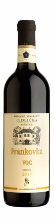 Fľaša vína Frankovka 2017, voc (suché)