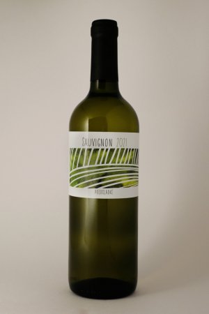 Fľaša vína Sauvignon 2021, zemské víno (polosladké)