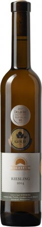 Fľaša vína Riesling 2014, cibébový výber (sladké)
