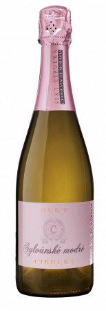 Fľaša vína Sekt Sylvánské modré Organic, akostné šumivé víno (brut nature)