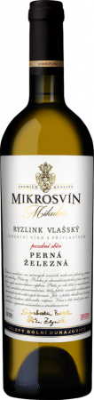 Fľaša vína Ryzlink vlašský (Železná) 2020, pozdný sber (suché)
