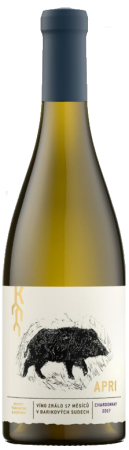 Fľaša vína Chardonnay (Apri) 2017, zemské víno (suché)