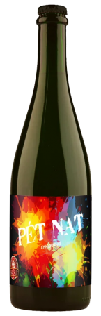 Fľaša vína Pét-nat Chardonnay 2021, zemské víno - perlivé (suché)