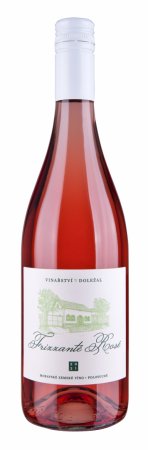 Fľaša vína Frizzanté Rosé 2021, zemské víno - perlivé (polosuché)