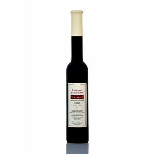 Fľaša vína Cabernet Sauvignon 2005, slamové víno (suché)