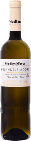 Fľaša vína Rulandské modré klaret 2021, pozdný sber (polosuché)