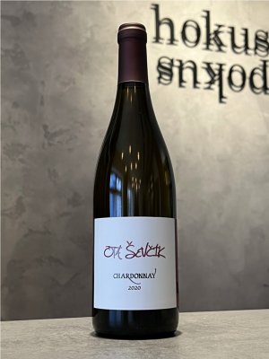 Fľaša vína Chardonnay 2020, zemské víno (suché)