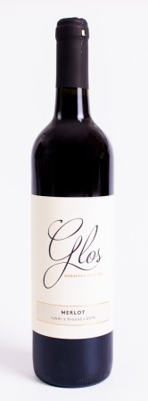 Fľaša vína Merlot 2019, výber z hrozna (suché)