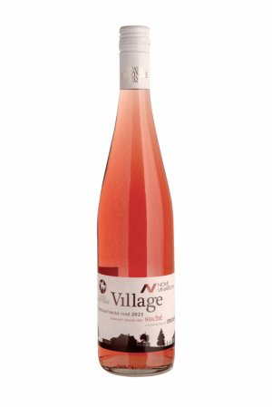 Fľaša vína Svatomartinské Svatovavřinecké rosé 2021, zemské víno (suché)