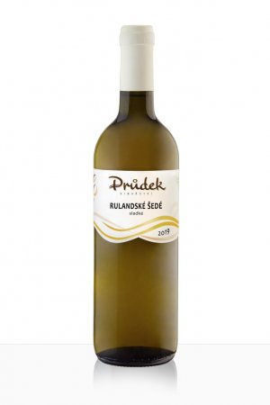 Fľaša vína Rulandské šedé 2018, bobuľový výber (sladké)