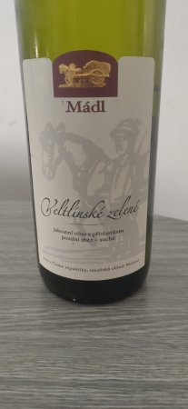 Fľaša vína Veltlínské zelené 2016, pozdný sber (suché)