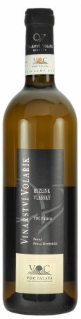 Fľaša vína Ryzlink vlašský 2019, voc (suché)