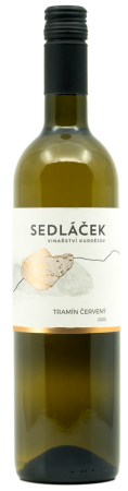 Fľaša vína Tramín červený 2020, pozdný sber (suché)
